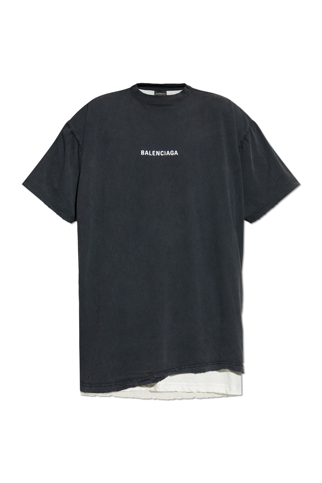 Black T-shirt with logo Balenciaga - Vitkac France